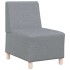Sillón Sofá Tela Gris Claro 55