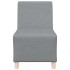Sillón Sofá Tela Gris Claro 55