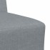 Sillón Sofá Tela Gris Claro 55