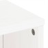 Armarios auxiliares 5 uds ODDA blanco 40x24x79 cm madera