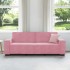 Sofá de 3 plazas terciopelo rosa 180