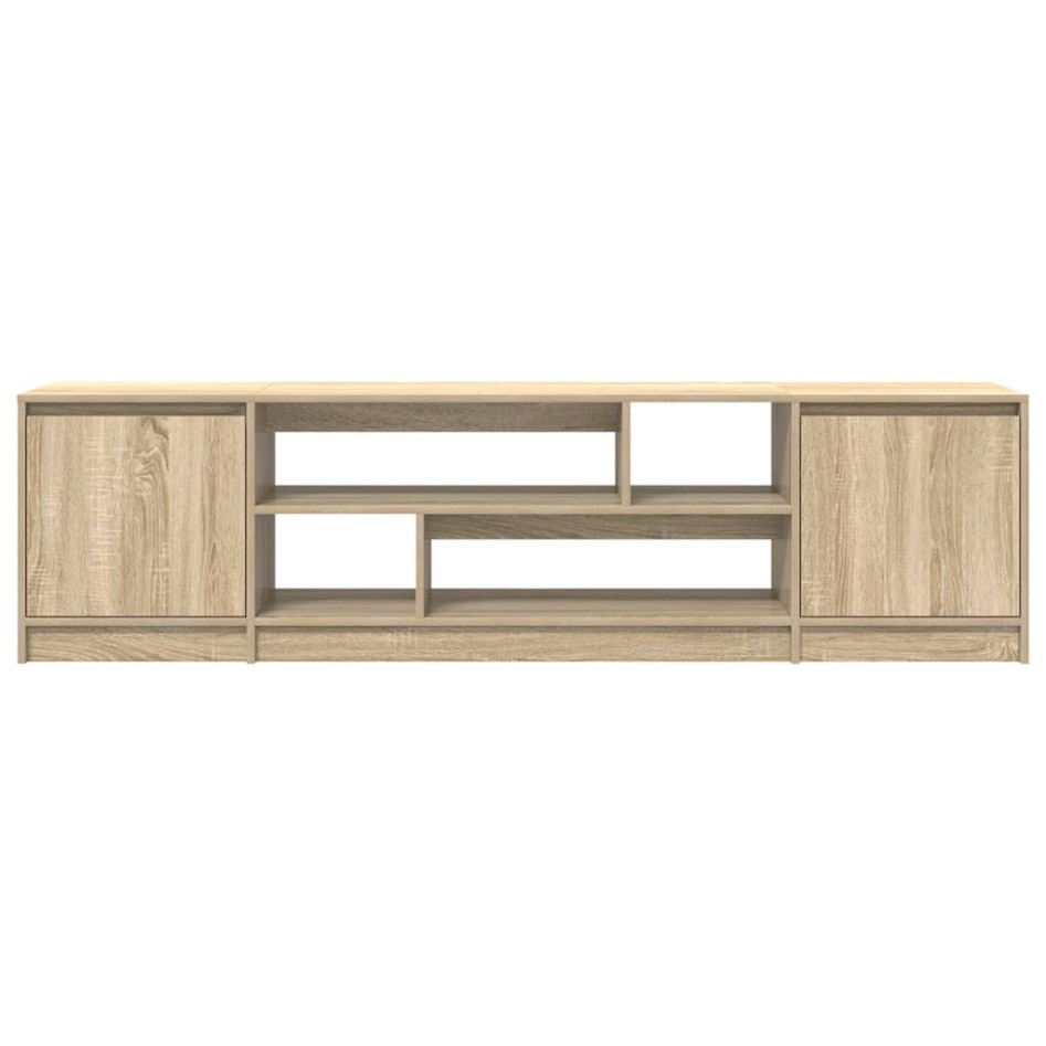Mueble de TV de roble Sonoma 188,5x41x50 cm Madera