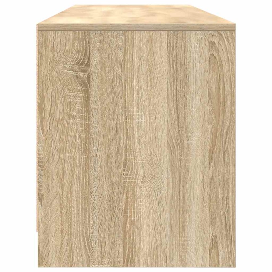 Mueble de TV de roble Sonoma 188,5x41x50 cm Madera