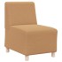 Sillón de sofá beige 55 cm tejido imitación lana