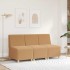 Sillón de sofá beige 55 cm tejido imitación lana