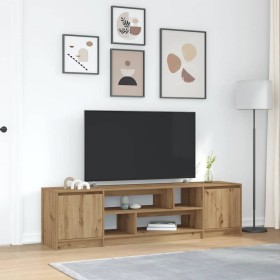 Mueble de TV Artisan Roble 188,5x41x50 cm Madera de
