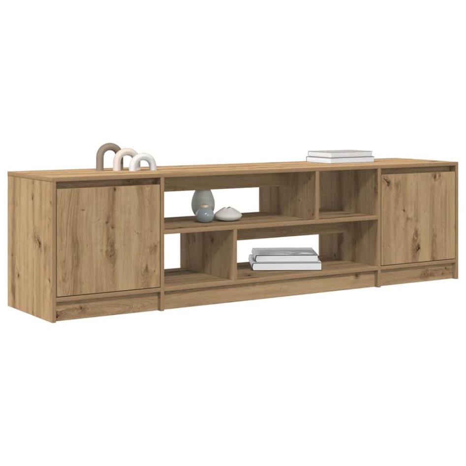 Mueble de TV Artisan Roble 188,5x41x50 cm Madera de