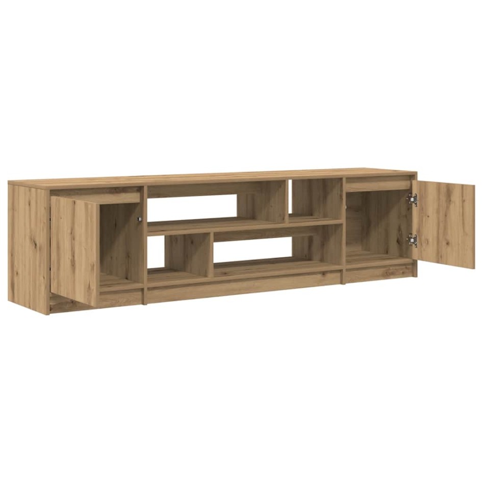 Mueble de TV Artisan Roble 188,5x41x50 cm Madera de