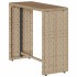 Set de muebles de jardín con cojines apilables 5 pzas