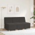Sillón de sofá gris oscuro 55 cm tejido imitación lana