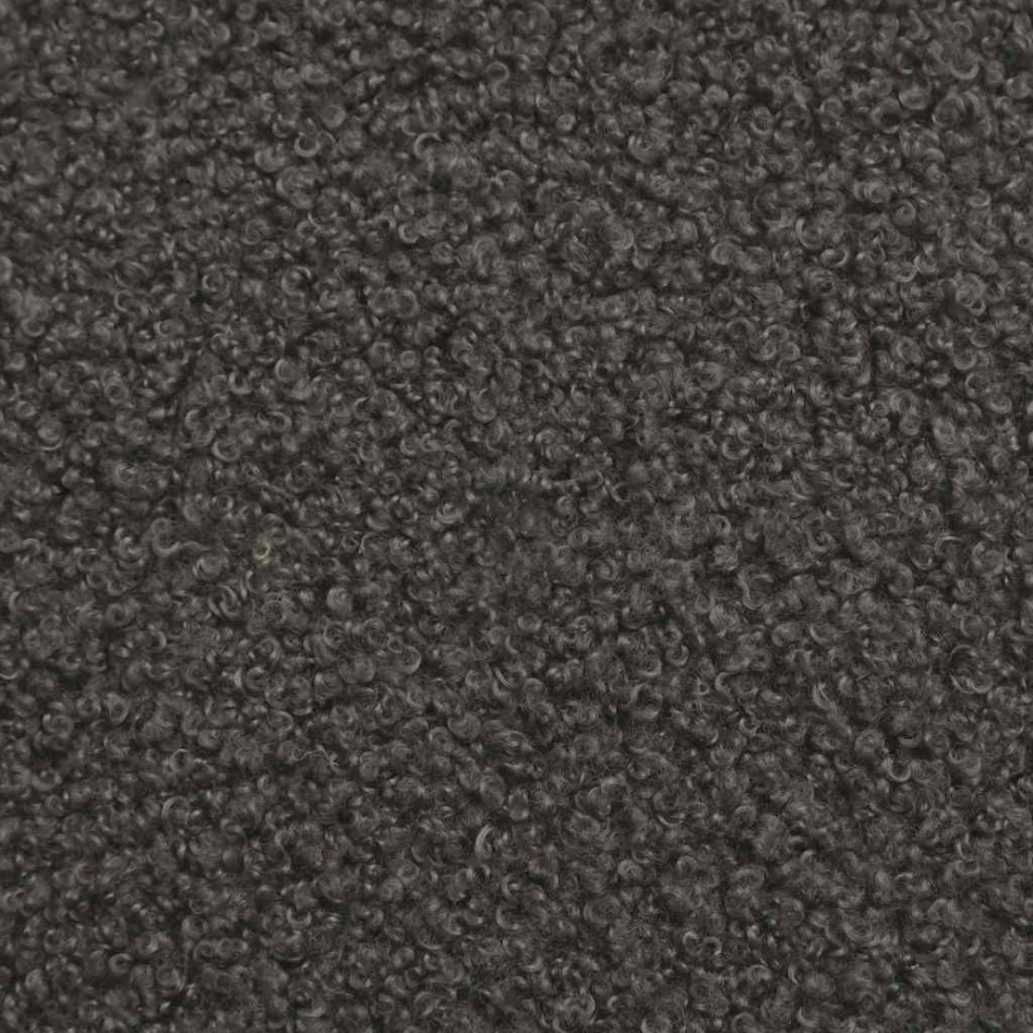 Sillón de sofá gris oscuro 55 cm tejido imitación lana