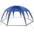Tienda de fiesta impermeable azul