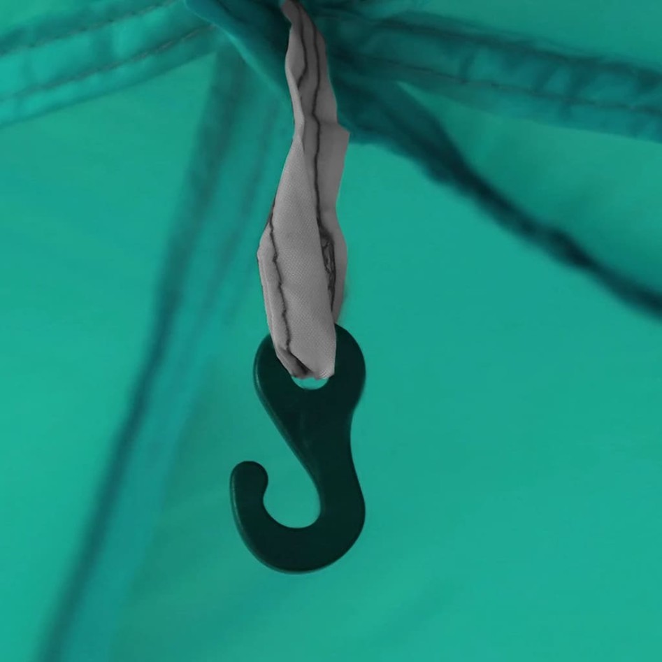 Tienda de fiesta impermeable verde