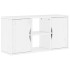 Muebles de TV 5 uds. con almacenaje ODDA blanco madera