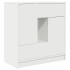 Aparador con cajones y puertas blanco 70,5x34x74,5