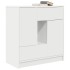Aparador con cajones y puertas blanco 70,5x34x74,5