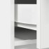Aparador con cajones y puertas blanco 70,5x34x74,5