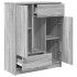 Aparador con cajones y puertas gris Sonoma 73x31x90