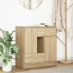 Aparador con cajones y puertas roble Sonoma 70,5x34x74,5 cm