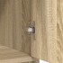 Aparador con cajones y puertas roble Sonoma 70,5x34x74,5