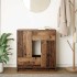 Aparador con cajones y puertas madera vieja 70,5x34x74,5