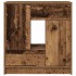 Aparador con cajones y puertas madera vieja 70,5x34x74,5