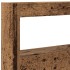 Cabecero de cama con LED madera vieja 180x17x102