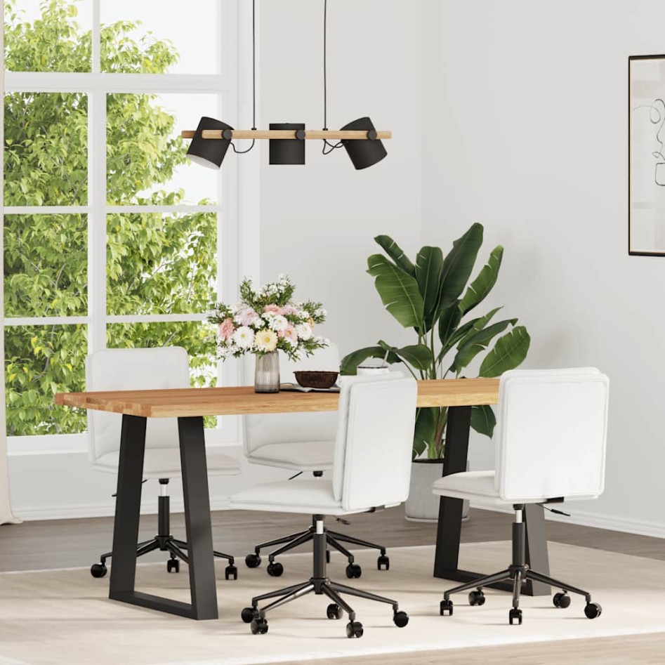 Sillas de comedor 4 unidades cuero sintético