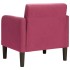 Sillón con reposabrazos Terciopelo Rojo Vino 54