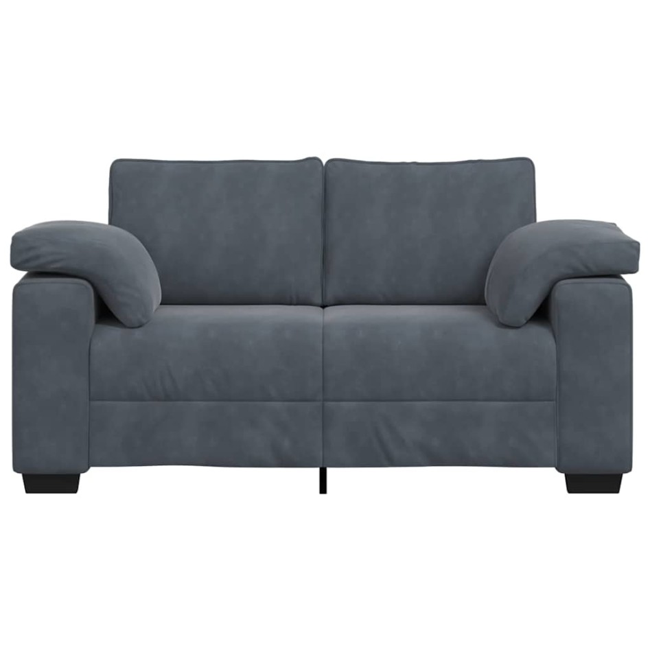Sofá Loveseat gris oscuro 120 cm