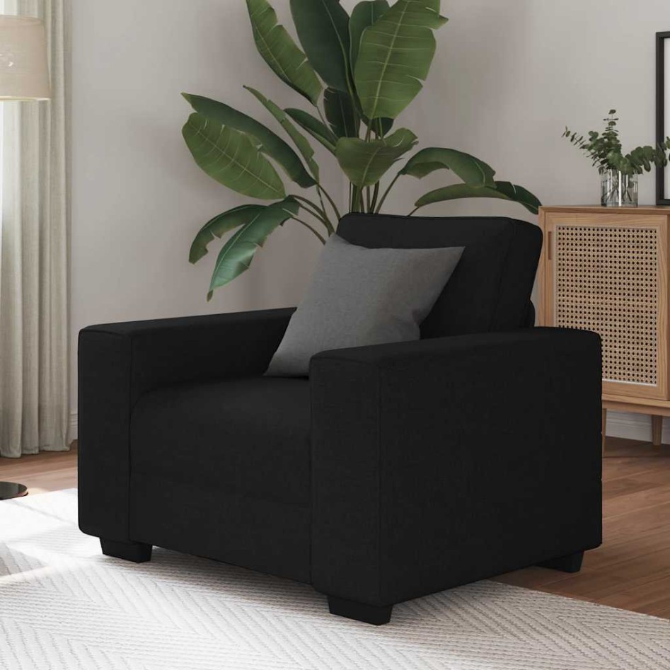 Sillón de tela negro 60