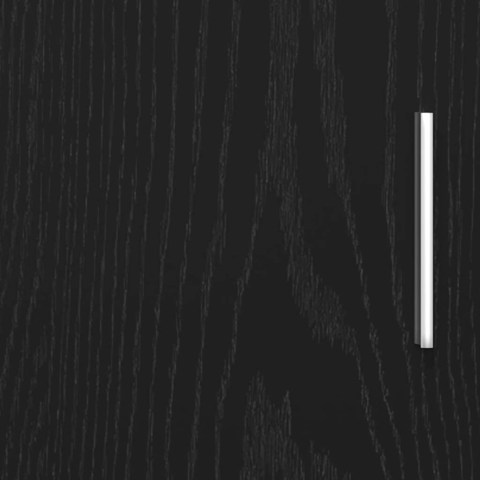 Soporte para acuario de madera de roble negro 101x41x58