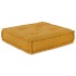 Puf modular de tela amarillo