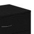 Aparador con 6 cajones roble negro 50x34x96cm madera
