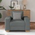 Sillón de tela gris oscuro 59