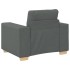 Sillón de tela gris oscuro 59