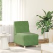 Sillón sofá verde claro 55 cm terciopelo