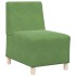Sillón sofá verde claro 55 cm