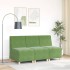 Sillón sofá verde claro 55 cm