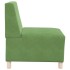 Sillón sofá verde claro 55 cm