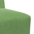 Sillón sofá verde claro 55 cm