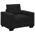 Sillón de terciopelo negro 59