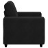 Sillón de terciopelo negro 59
