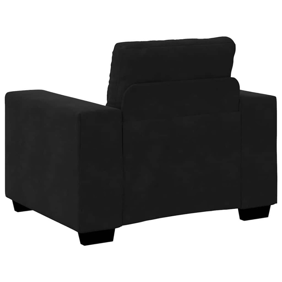 Sillón de terciopelo negro 59