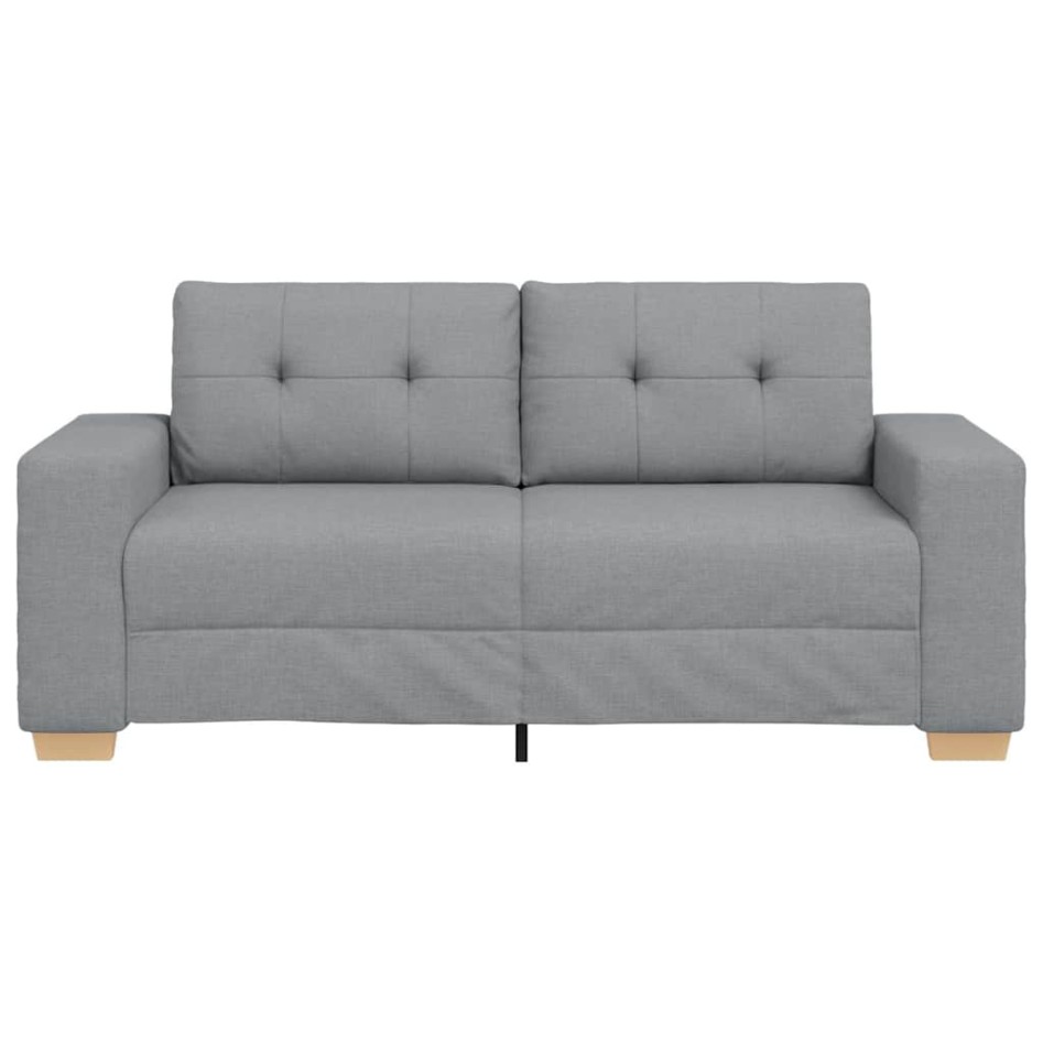 Sofá Loveseat gris claro 140 cm de