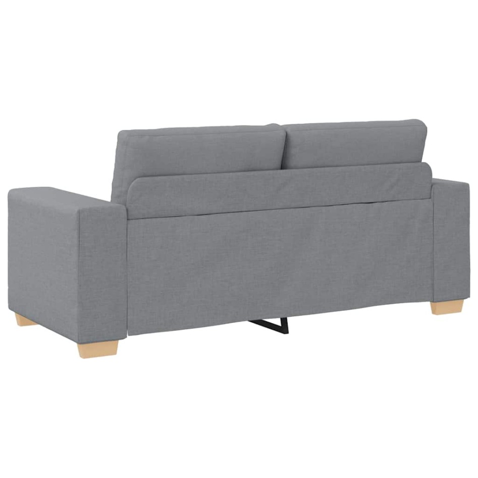 Sofá Loveseat gris claro 140 cm de