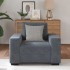 Sillón de terciopelo gris oscuro  59
