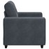 Sillón de terciopelo gris oscuro  59