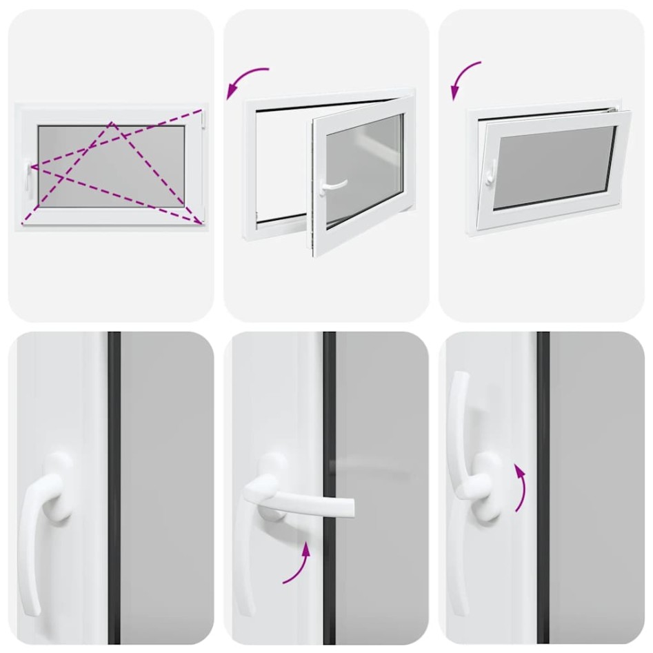 Ventana de sótano RISOR 90x60 cm oscilobatiente DIN