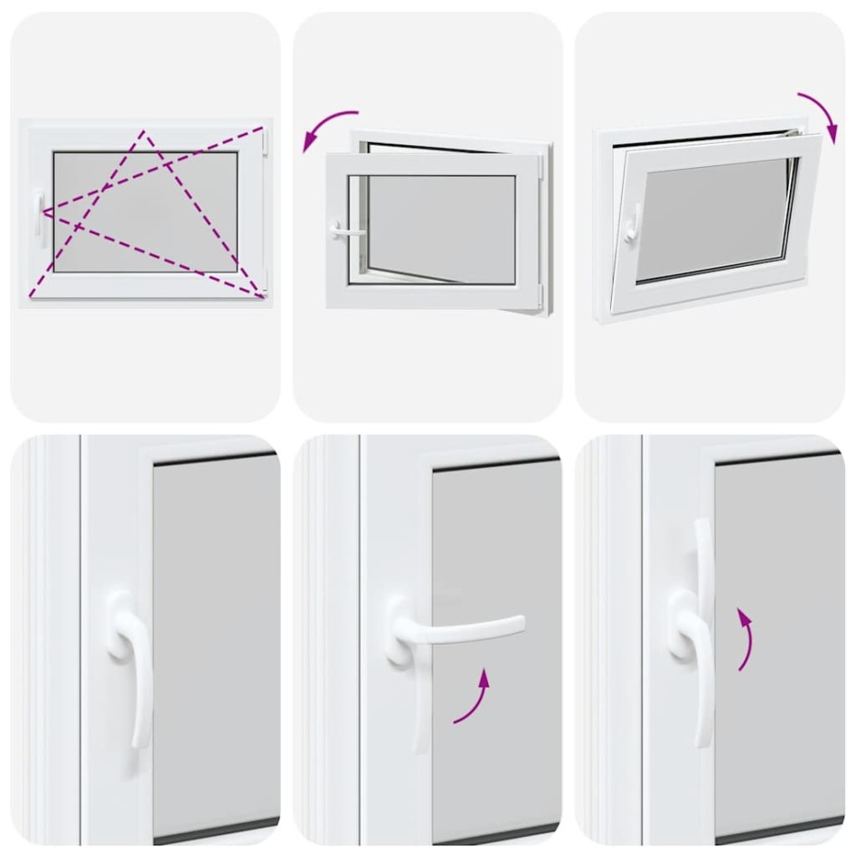 Ventana de sótano RISOR 80x60 cm oscilobatiente DIN